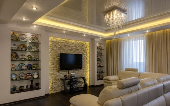 Проект: потолочное освещение в пентхаусе 240 м²
